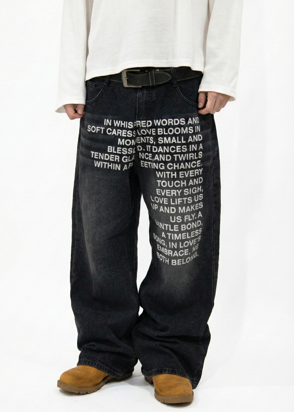 "SoulScript" Denim (Black)